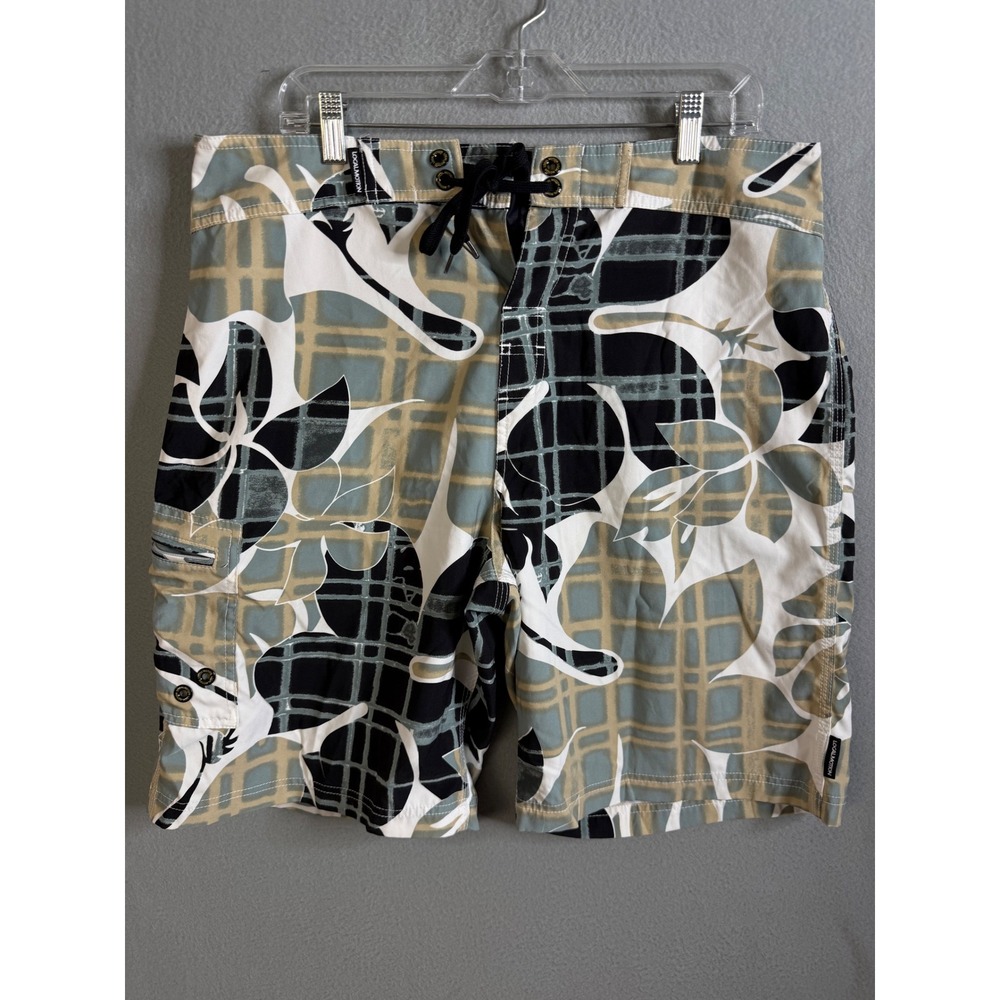 Local Motion Board Shorts Men's Extra Large‎ Floral 36 Cargo Pocket Swim Trunks